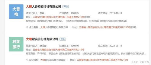 大理大香格旅行社業(yè)務(wù)經(jīng)營許可證被吊銷，國內(nèi)旅游業(yè)務(wù)受重創(chuàng)